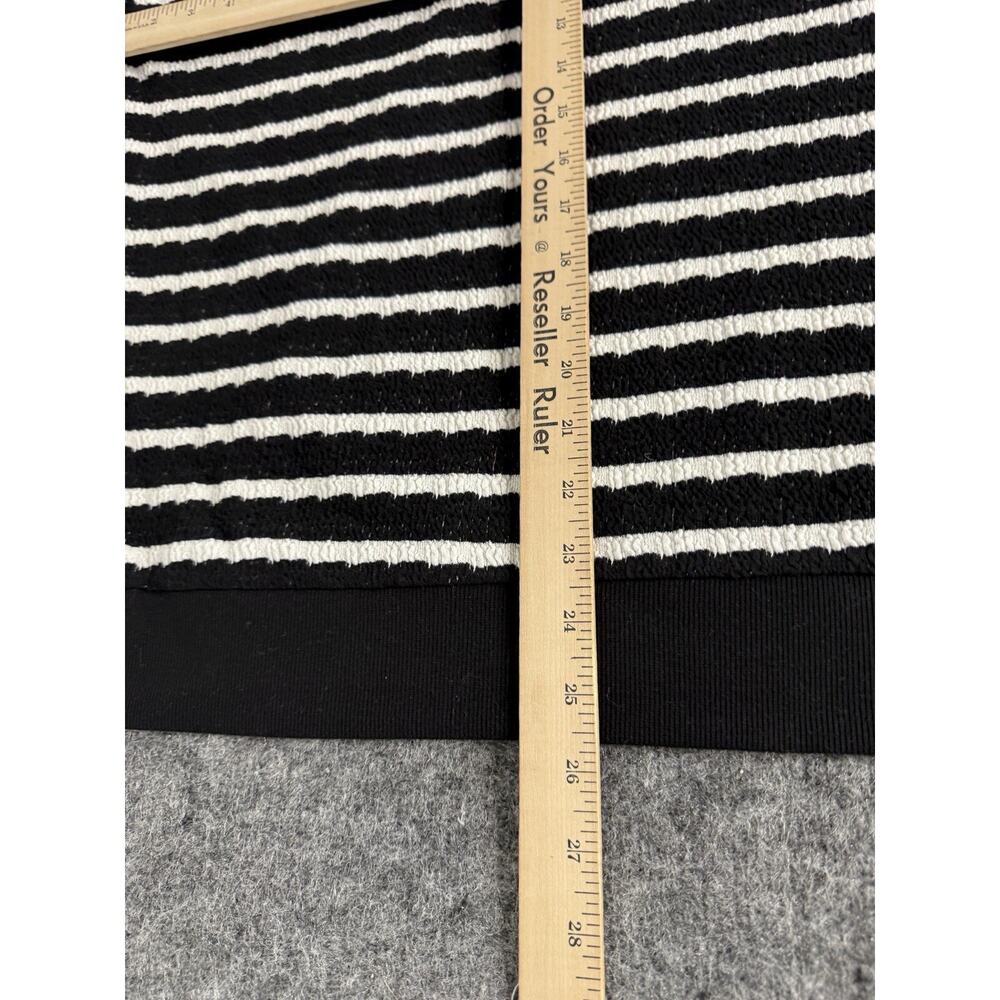 Berkley Jensen Sweater Womens 2XL Crew Neck Sweatshirt XXL Striped Textured N282 - Picture 9 of 10